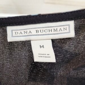 Dana Buchman Black and Yellow Top